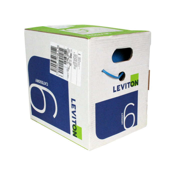 LEVITON CABLE CAT. 6 AZUL CAJA BOBINA DE 305 METROS