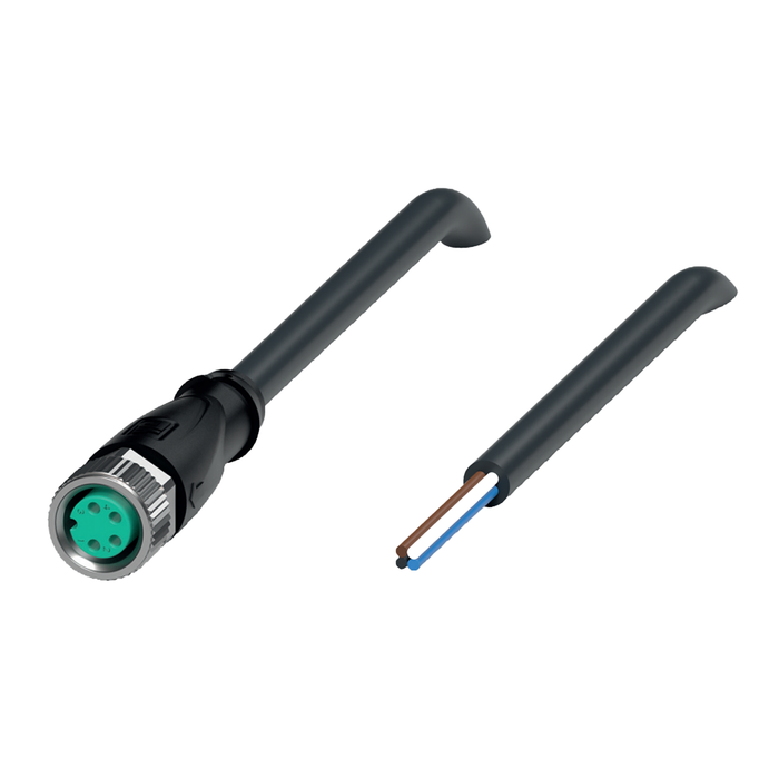 PEPPERL CABLE CON CONECTOR FEMALE M8 5MTS CABLE