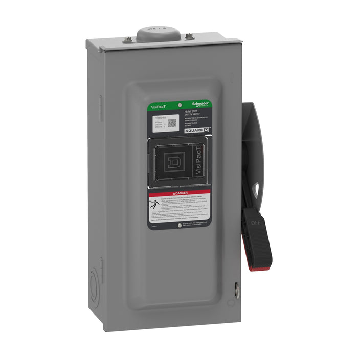 SQUARE D INT SEG S/PESADO 3P 240VAC 30AMP N 3R