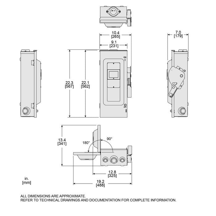 SQUARE D INT SEG S/PESADO 3P 240VAC 30AMP N 3R
