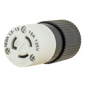 BRYANT LKG CONN 15A 125V L5-15R B/W 4732NC