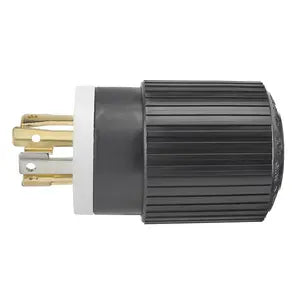 HUBBELL/BRYANT LKG PLUG 30A 125/250V L14-30P B/W 71430NP