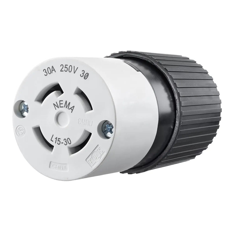 BRYANT LKG CONN 30A 3PH 250V L15-30R B/W 71530NC