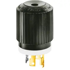 BRYANT LKG PLUG 30A 3PH 250V L15-30P B/W 71530NP