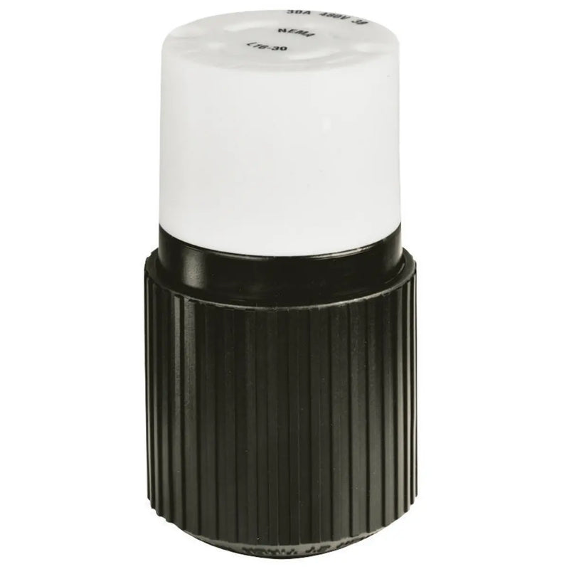 BRYANT LKG CONN 30A 3PH 480V L16-30R B/W 71630NC