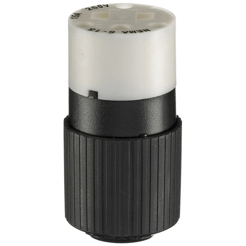 BRYANT CONN IND GRD 15A 250V 6-15R B/W BRY5669NC