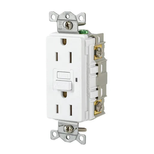 HUBBELL RECEPTACULO PRUEBA ATM GFCI 15A 125V 2P 3CABLES 5-15R