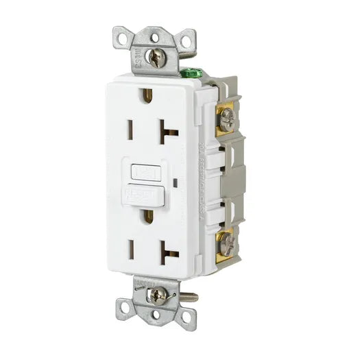 HUBBELL CONTACTO DUPLEX GFCI 20A 125VAC 5-20R