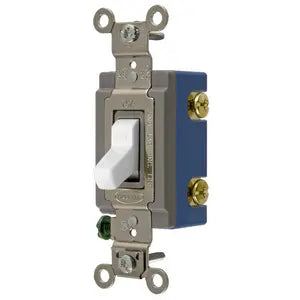 HUBBELL INTERR. TGL 1P IND.15A 120/277V BCO.