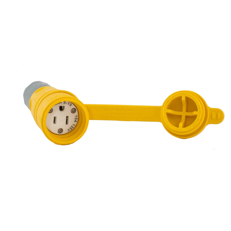HUBBELL CONECTOR A PRUEBA DE AGUA 15A 125V NEMA 5-15R