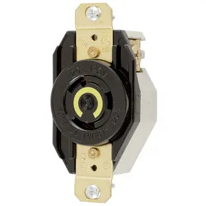 HUBBELL RECEP TWISTLOCK INSULGRIP 2P 3H 20AMP 125V