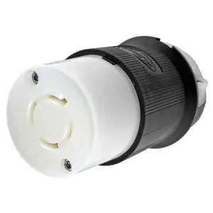 HUBBELL LKG CONN 20A 3P 250V L1520-C B/W