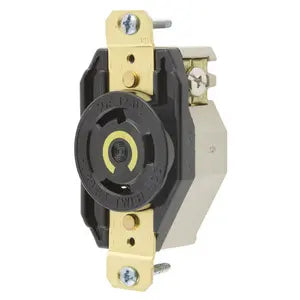HUBBELL RECEPT T LOCK INSULGRIP 2P 3H 30A 125V