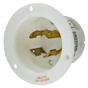 HUBBELL CONECTOR POWER ENTRY PLUG 30A NYLON