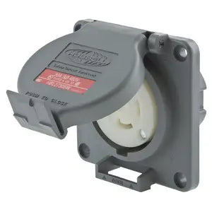 HUBBELL RECEPT T LOCK WATERTIGHT 3P 4H 30A 480V
