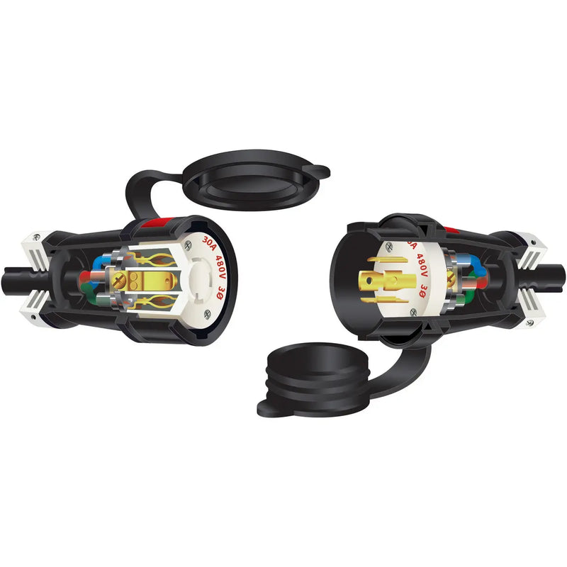 HUBBELL CLAVIJA T LOCK WATERTIGHT 3P 4H 30A 480V