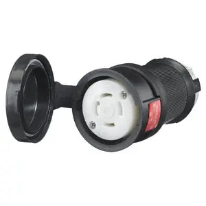 HUBBELL LKG WT S/SHRD CONN 30A3P 480V L16-30R HBL2733SW