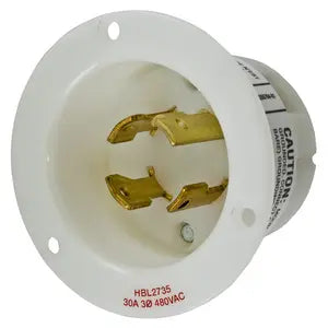 HUBBELL CLAVIJA T LOCK P/PANEL 3P4H 30A 480V