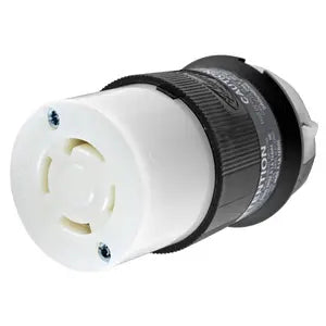 HUBBELL LKG CONN 30A 3PH 277/480V L19-30R B/W