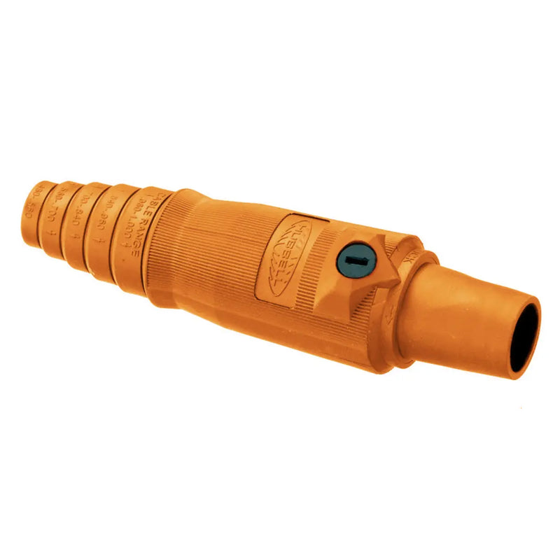 HUBBELL CONECTOR UNIPOLO HEMBRA 400AMPS NARANJA