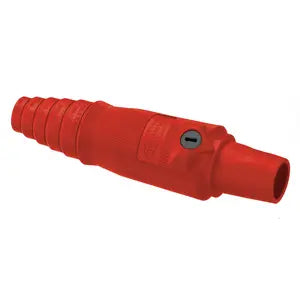 HUBBELL CONECTOR UNIPOLO 400 AMP HEMBRA ROJO