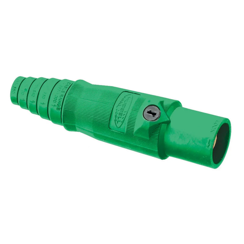 HUBBELL CONECTOR 400AMP MACHO VERDE
