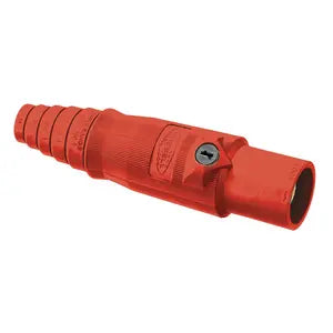 HUBBEL CONECTOR UNIPOLO 400ª 600V MACHO CA/CC ROJO