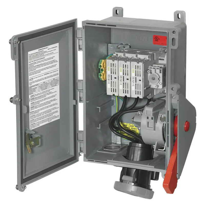HUBBELL PIN & SLEEVE TOMA HEMBRA 30A 3P 4H 250VAC P/FUS