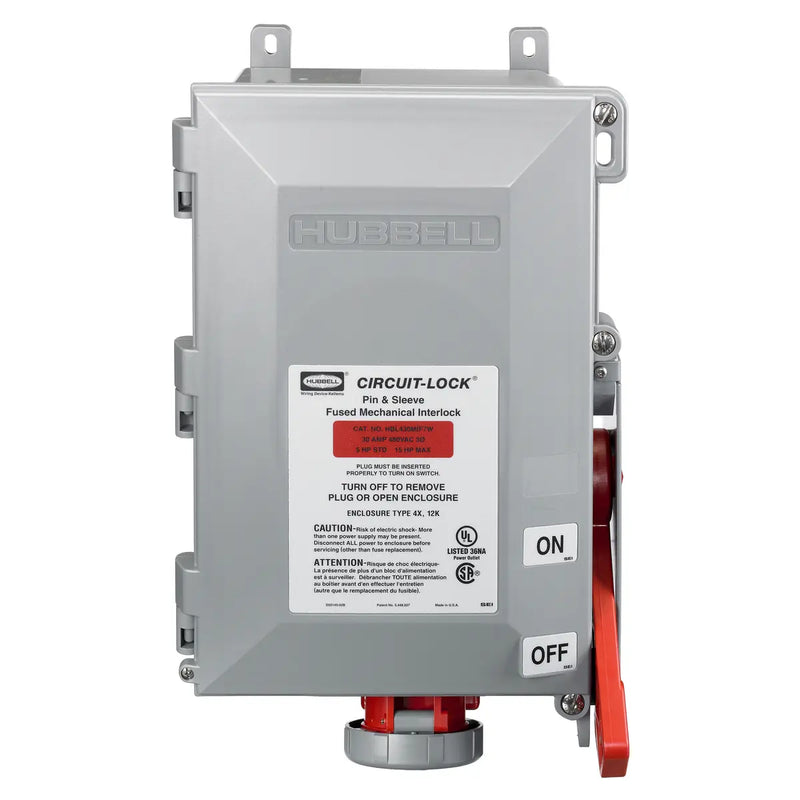HUBBELL CIRCUIT-LOCK PYS 3P 4H 60AMP 480VO