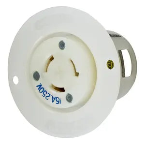 HUBBELL RECEPTACULO BLINDADO 1/2 VUELTA 2P 3H 15A