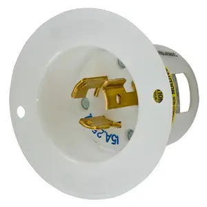 HUBBELL Clavija BridaDA 1/2V 2P 3H 15A 250V SKU: HBL4586C