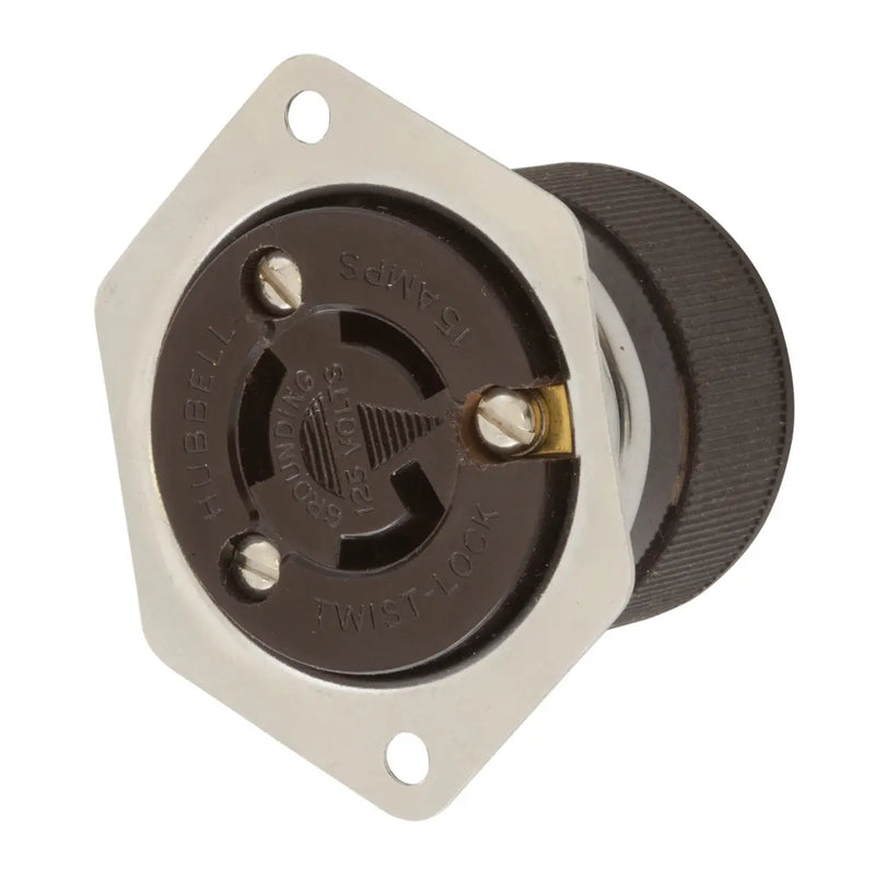 HUBBELL RECEPT EMPOTRABLE 2P 3H 125V L5-15P