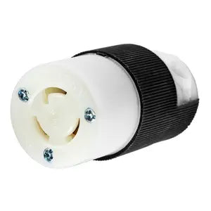 HUBBELL LKG CONN 15A 125V L5-15R B/W L515-R