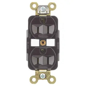 HUBBELL DUP RCPT HD IND GRD 15A125V 5-15R BR