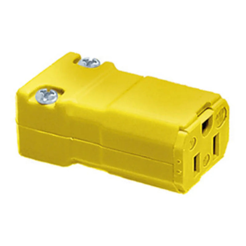 HUBBELL CONECTOR VELISE 15A 125V 2P3H 5-15P AMBAR