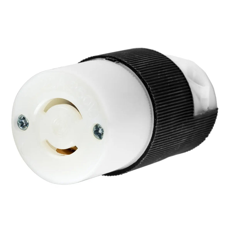 HUBBELL CLAVIJA TWIST 2P2H 20A 250V L2-20R B/NEGO