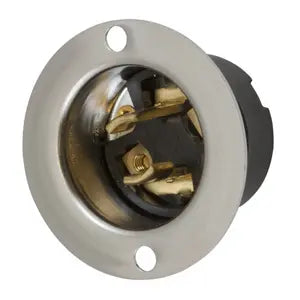 HUBBELL INLET TWIST 15A 125V 2P2H ML-1P NO POLAR