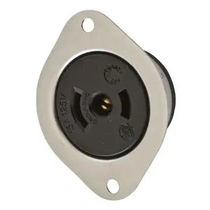 HUBBELL LKG FLG-RCPT MIDGET 15A 125V ML-2R