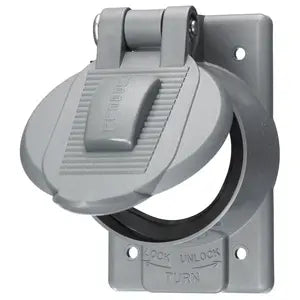 HUBBELL LIFT COVER POLYCARBONATE