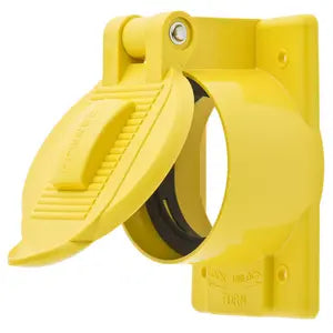 HUBBELL TAPA TERMOPLASTICA EXTERIOR DE 50A AMAR