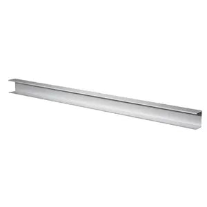 HUBBELL PISTA DE RODADURA DE METAL BASE DE 1 CANAL 10ft