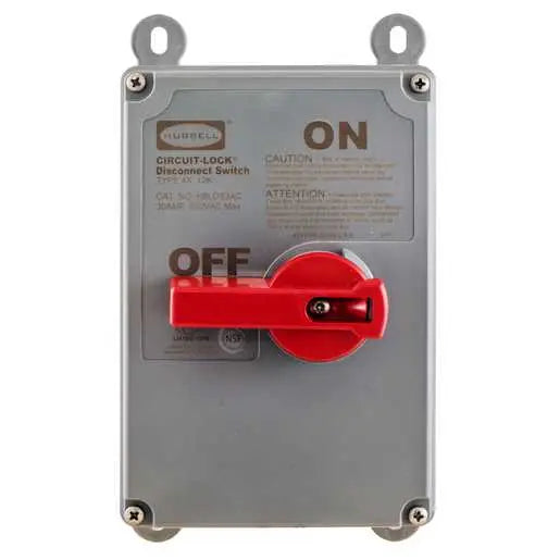 HUBBELL DISPOSITIVO DE CABLEADO 30AMP
