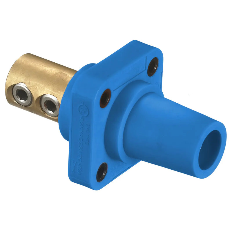 HUBBELL RECEP 1POLO P/PANEL TIPO 2TORNILLOS AZUL