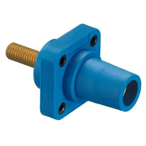 HUBBELL RECEPTACULO 1P P/PANEL TIPO ESPIGA AZUL