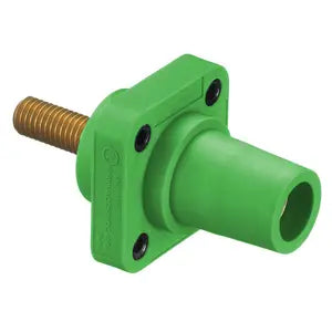 HUBBELL RECEPTACULO 1P P/PANEL TIPO ESPIGA VERDE