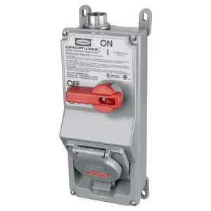 HUBBELL MECH INTRLCK SWITCHED LKG ENC HBLMITL