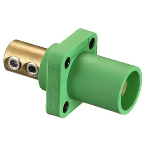 HUBBELL CLAVIJA 1P P/PANEL TIPO 2 TORNILLOS VERDE