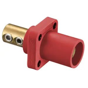 HUBBELL CLAVIJA 1P P/PANEL TIPO 2 TORNILLOS ROJO