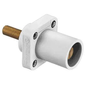 HUBBELL CLAVIJA  1P P/PANEL TIPO ESPIGA BLANCO