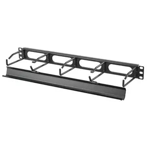 GESTION HORIZONTAL DE CABLES SERIE M 1UNI EXT 4" C/TAPA NEGRA